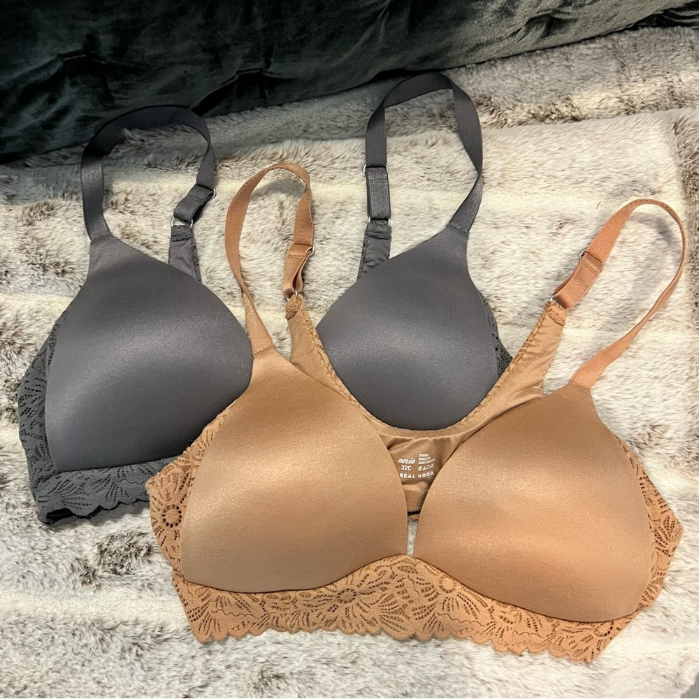 NWOT 32C Aerie Sunnie Bloom Lace Wireless Lightly Lined Bras